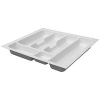 Besteckeinsatz Zubehör in Weiß - Weiß, MODERN, Kunststoff (43,3/5/38,4cm) - FlexWell