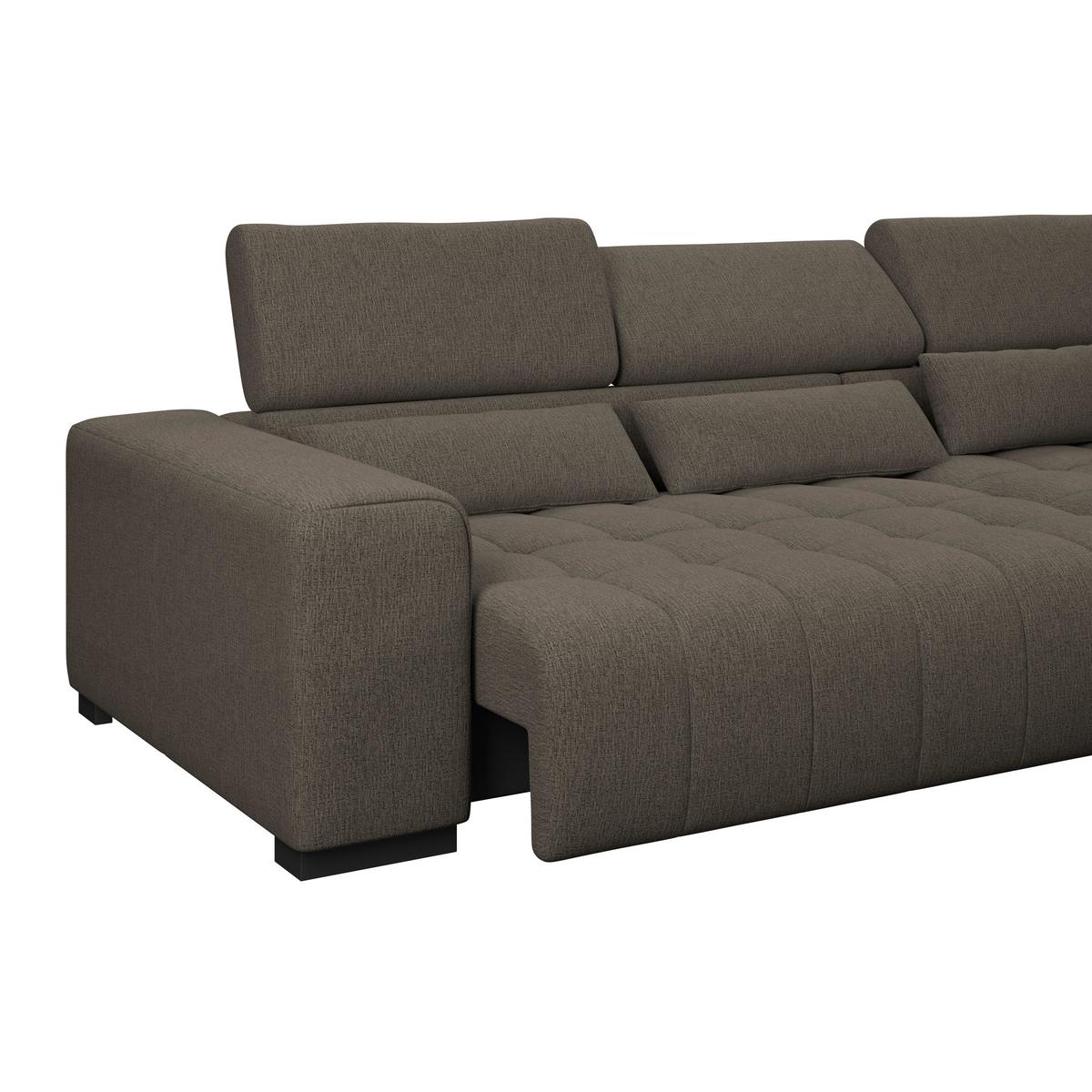 Coltar MATERA - maro închis, Trend, textil (311/226cm)