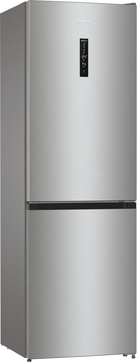 Kühl-Gefrier-Kombination N61EA2XL4, Standgerät - Edelstahlfarben, MODERN (60/185/59,2cm) - Gorenje