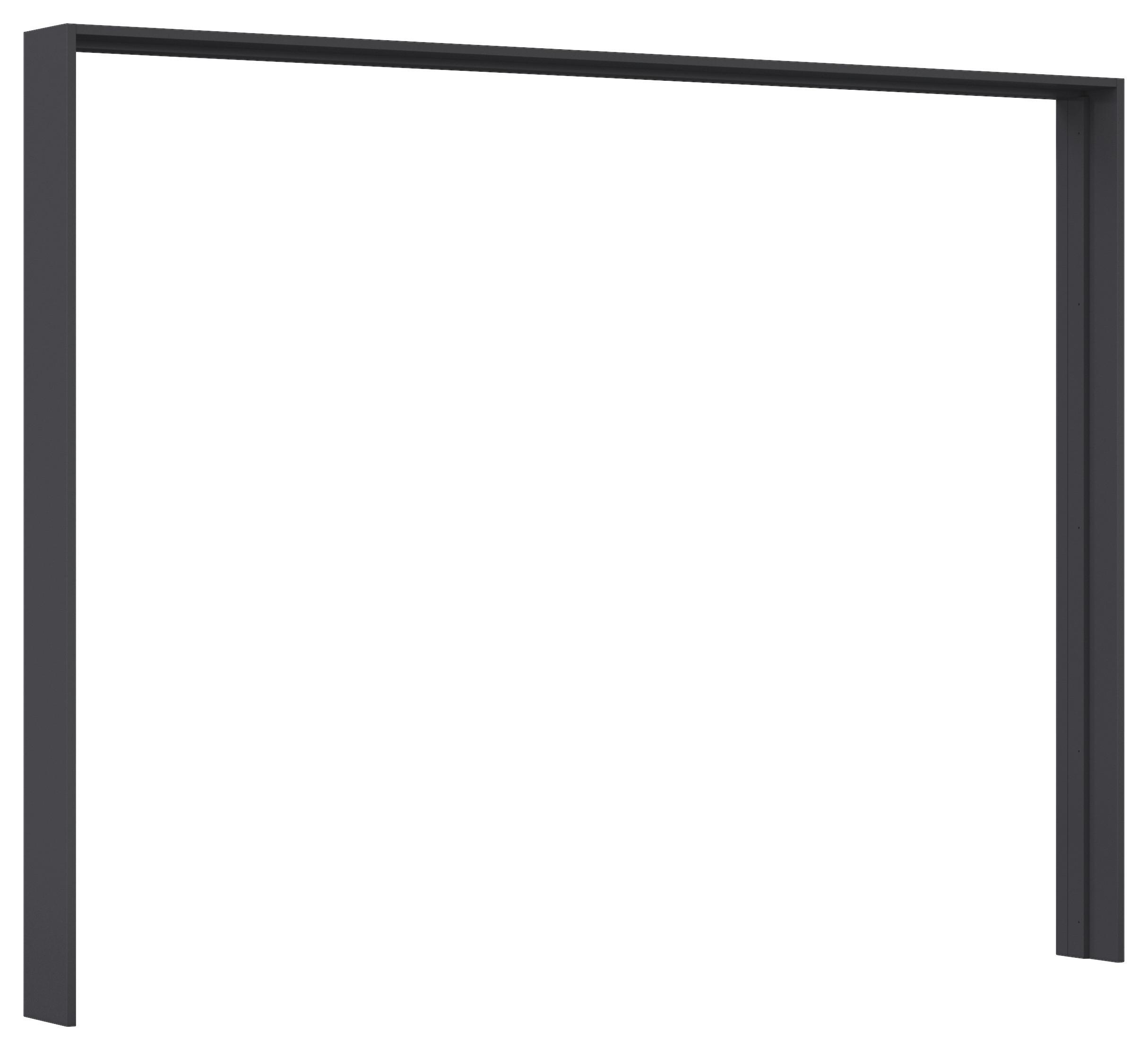 Passepartout Caspio Grau - Grau, Konventionell, Holzwerkstoff (278/214/23cm) - Premium Living