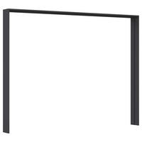 Passepartout Caspio Grau - Grau, Konventionell, Holzwerkstoff (278/214/23cm) - Premium Living