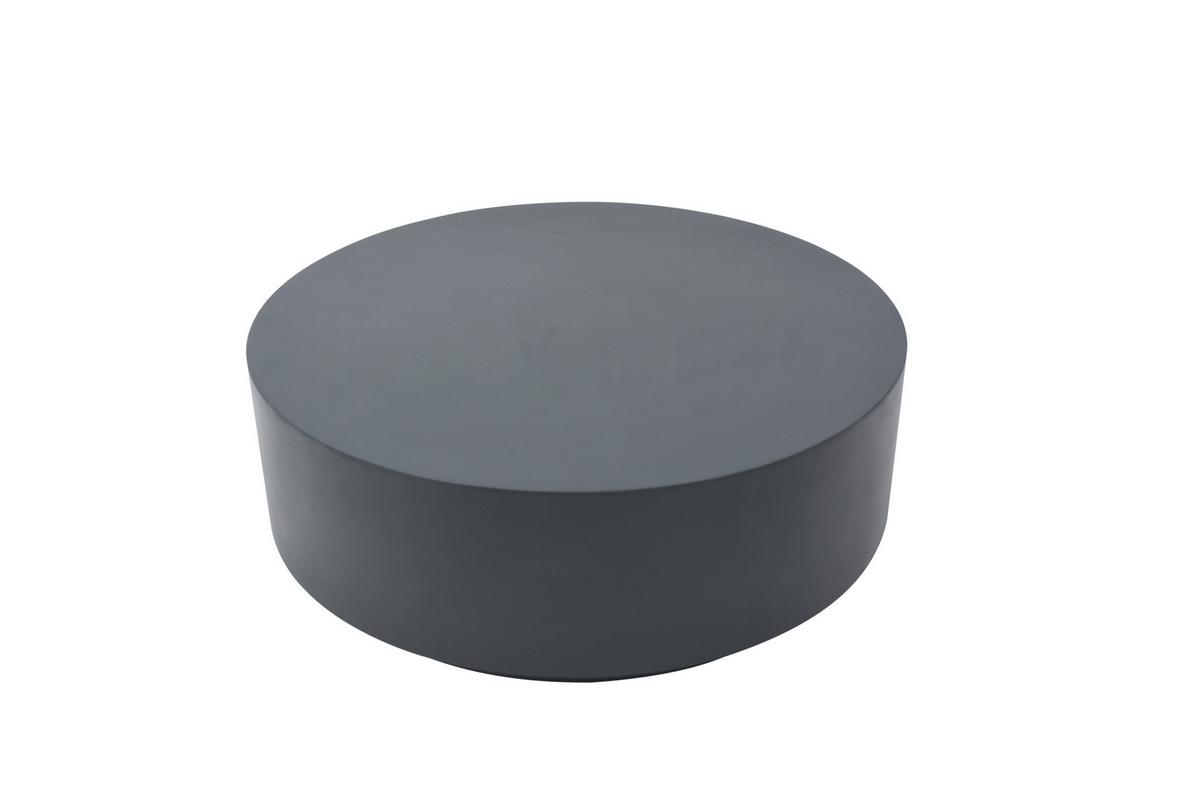 Loungetisch Rome Faserbeton Dunkelgrau - Dunkelgrau, MODERN, Stein (102/102/36cm) - Gardenson