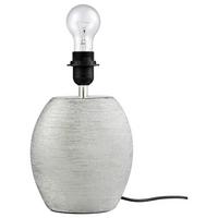 Leuchtenfuss Solns max. 40 Watt - Chromfarben/Silberfarben, Modern, Keramik (19/28,5cm) - Modern Living
