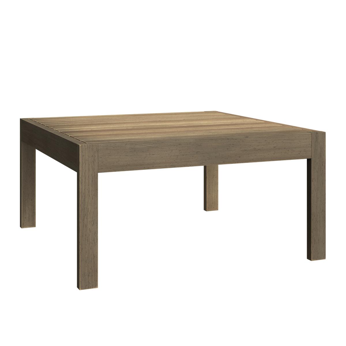 KOMPLET MEBLI TARASOWYCH MARINA - antracytowy/kolor drewna tekowego, Modern, tworzywo sztuczne/drewno (240/180cm) - Ambia Garden