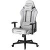 GAMINGSTOL PRINCE - vit/grå, Modern, textil/plast (67/126/67cm) - Dxracer