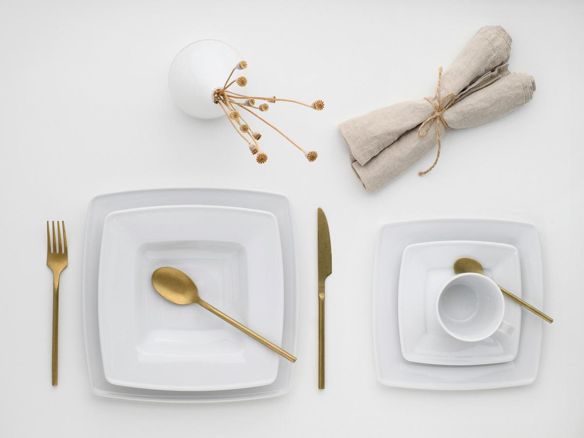 Kombinirani Servis Victoria, 30-Delni - bela, Basics, keramika - Creatable