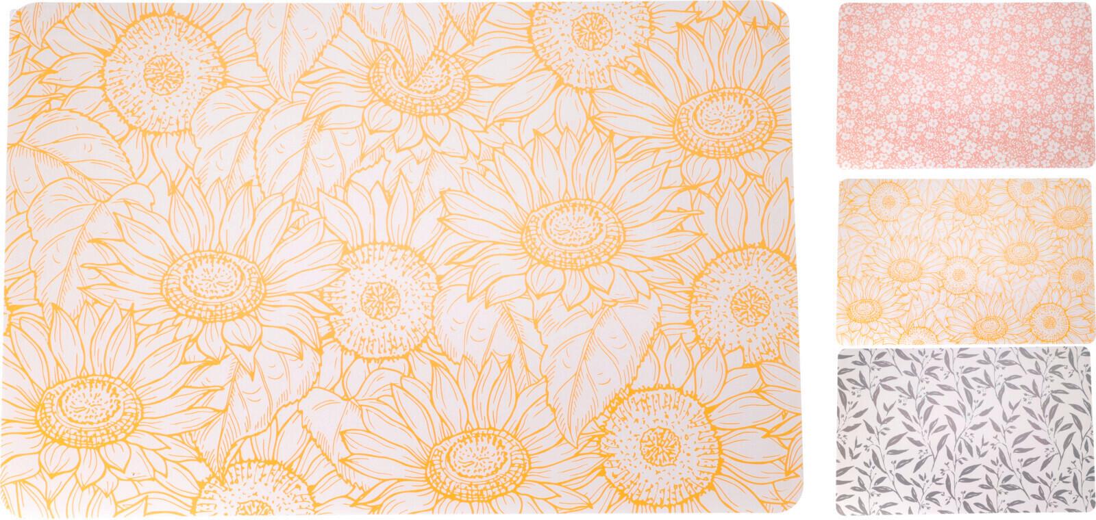 Tányéralátét Flower - műanyag (43,5/28,5cm)
