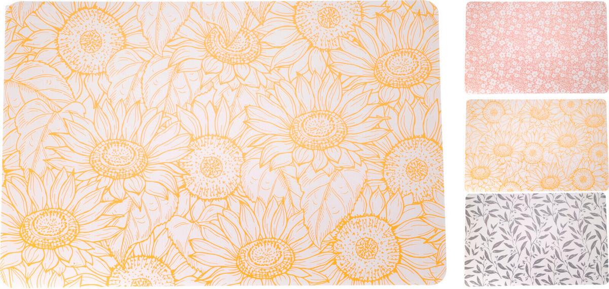 Tányéralátét Flower - műanyag (43,5/28,5cm)