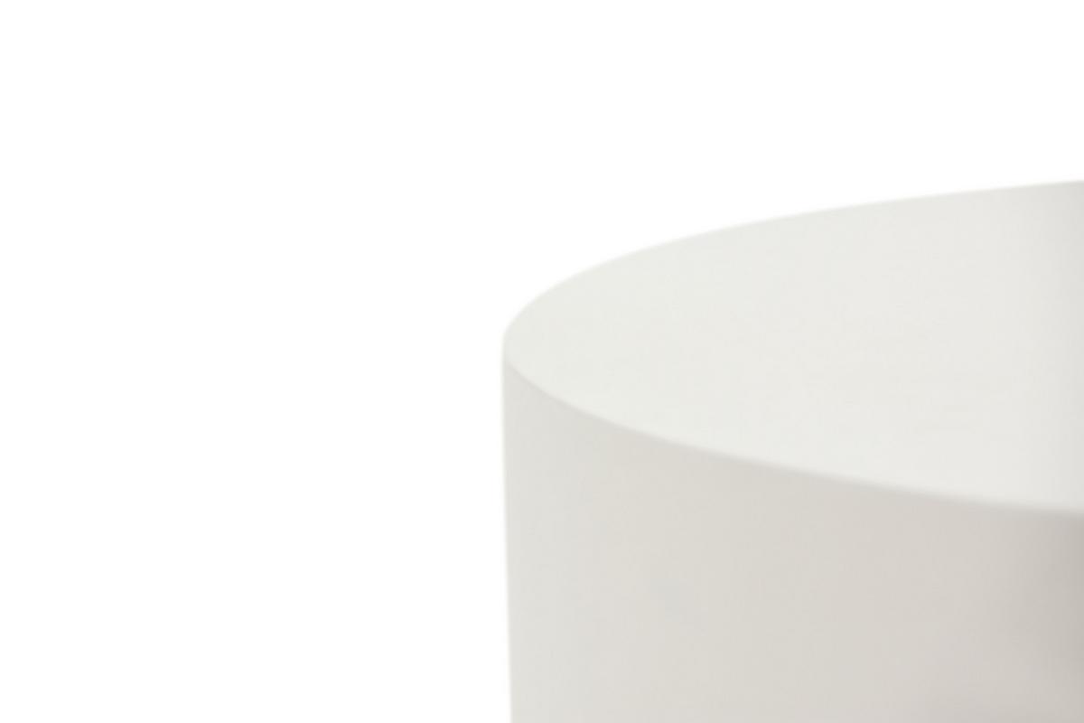 Loungetisch Rome Weiß - Weiß, KONVENTIONELL, Stein (86/41cm) - Gardenson