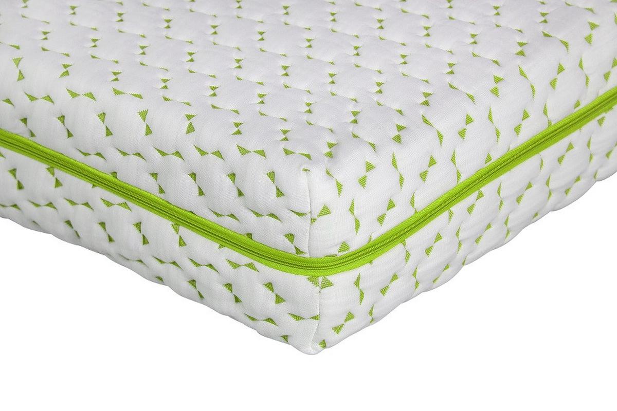 Matrachuzat Cushie Osvaldo Green 140x200 - fehér/zöld, textil (140/200cm)