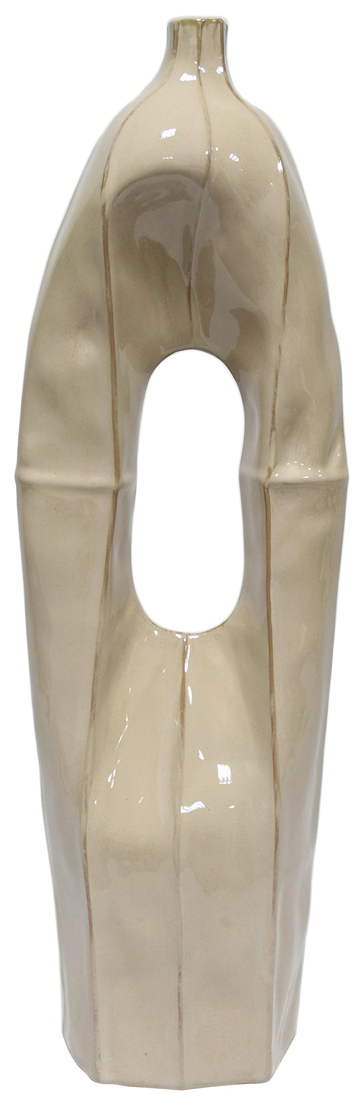 Vază Vanity Cca. 60 Cm - bej, Lifestyle, ceramică (19/60/13cm) - Mömax