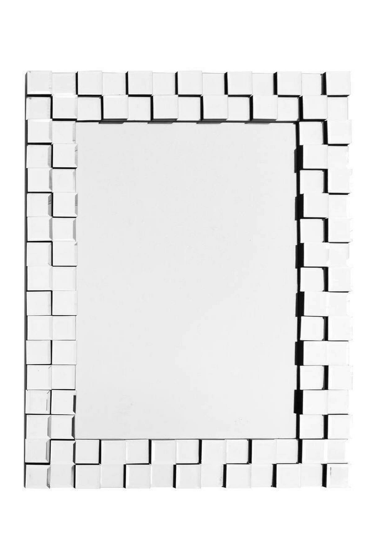 WANDSPIEGEL 58NWY - Silberfarben, Basics, Glas/Metall (65/85/2,8cm) - Kayoom