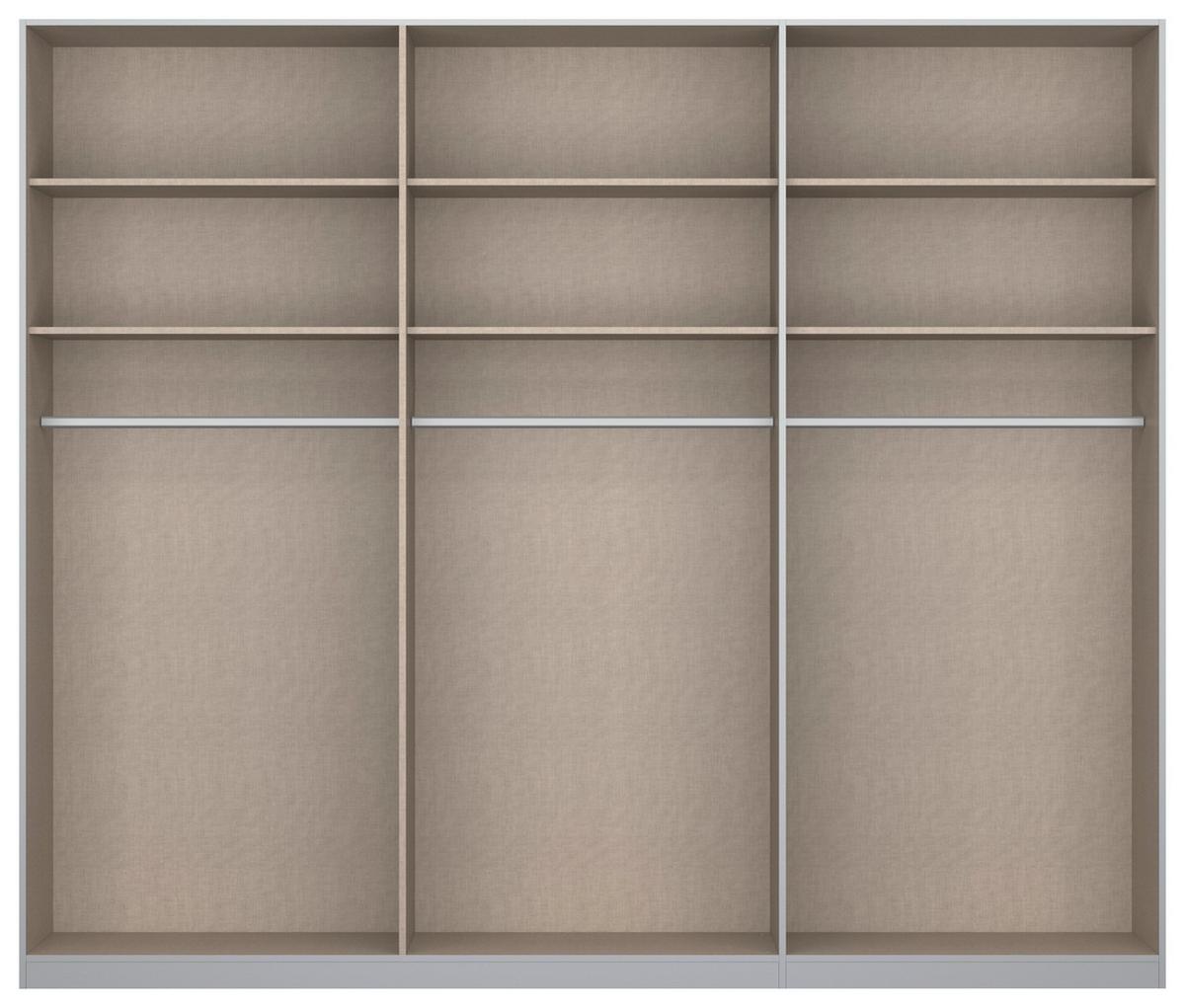 Ormar S Klasičnim Vratima Alabama - boje šampanjca/boje aluminija, Moderno, drvni materijal (271/229/54cm) - Modern Living