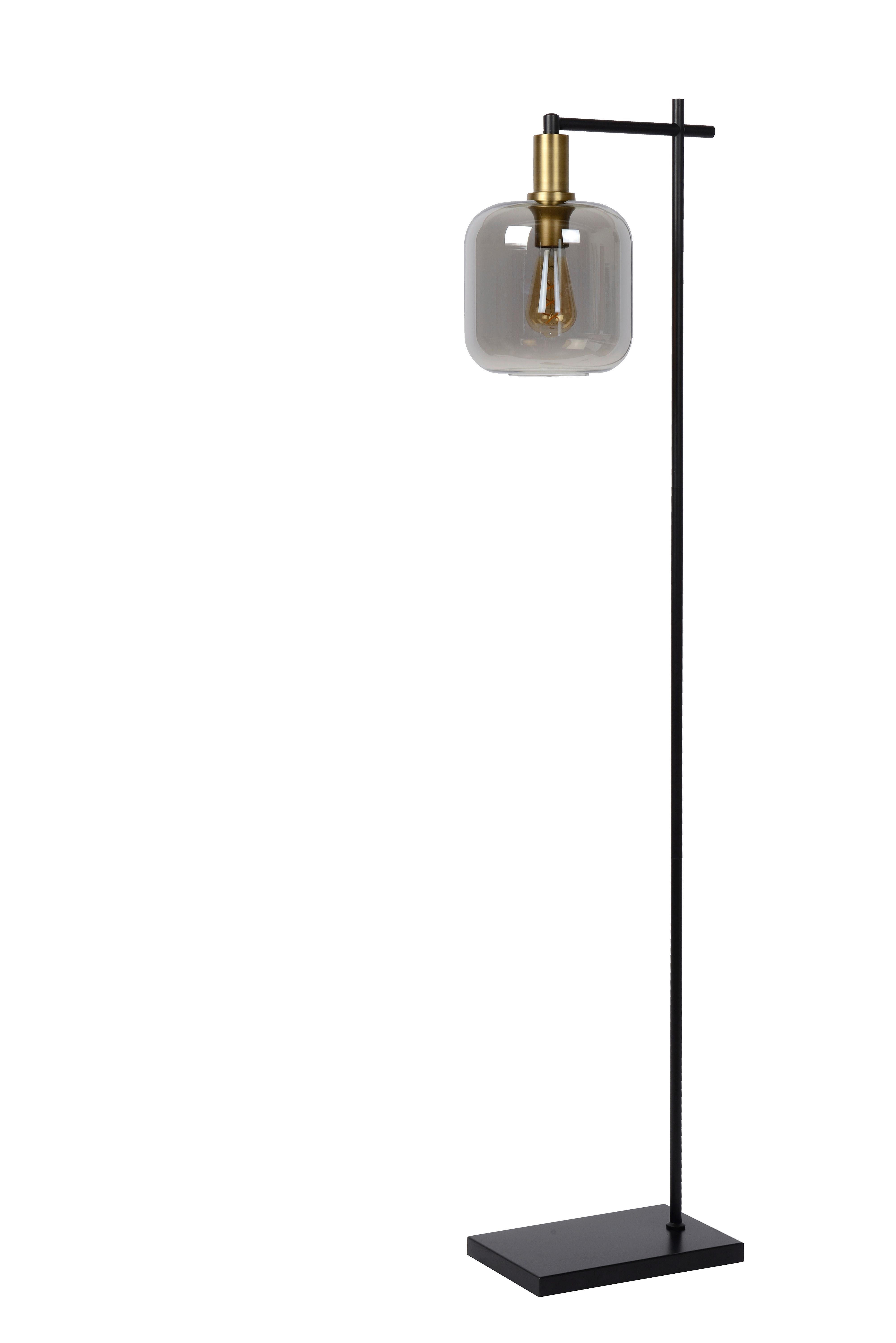 LAMPA STOJĄCA 45794/01/65 JOANET - jasnoszary/czarny, Design, metal/szkło (35.5/31/150cm) - Lucide