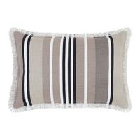 Díszpárna Nantes - fekete/taupe, Modern, textil (60/40cm) - Modern Living