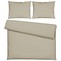 Bettwäsche Stone Washed Uni XXL ca. 200x220cm - Naturfarben, MODERN, Textil (200/220cm) - Modern Living