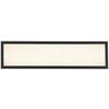 LED-TAKLAMPA JUO - vit/svart, Modern, metall/plast (80/20/6,5cm) - Mömax