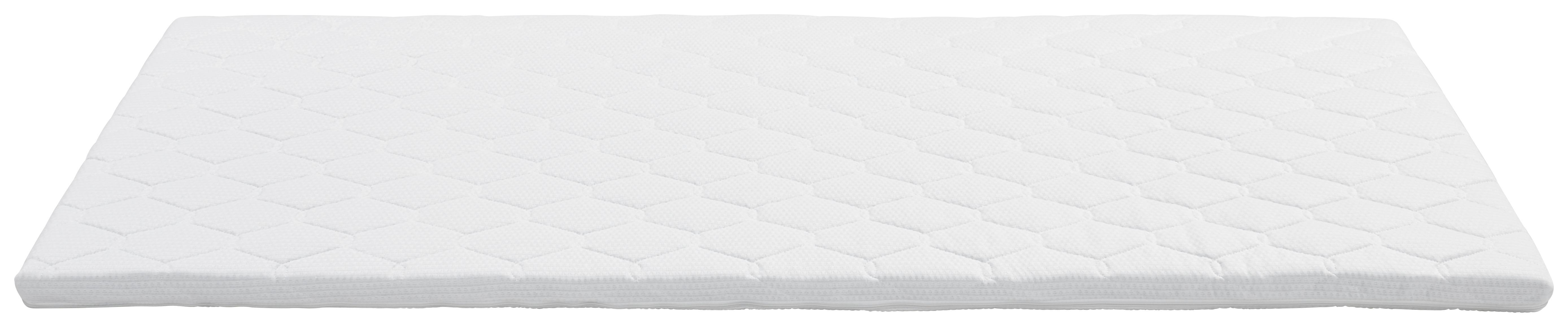 Nadmadrac Beta - bijela, tekstil (90/200cm) - Modern Living