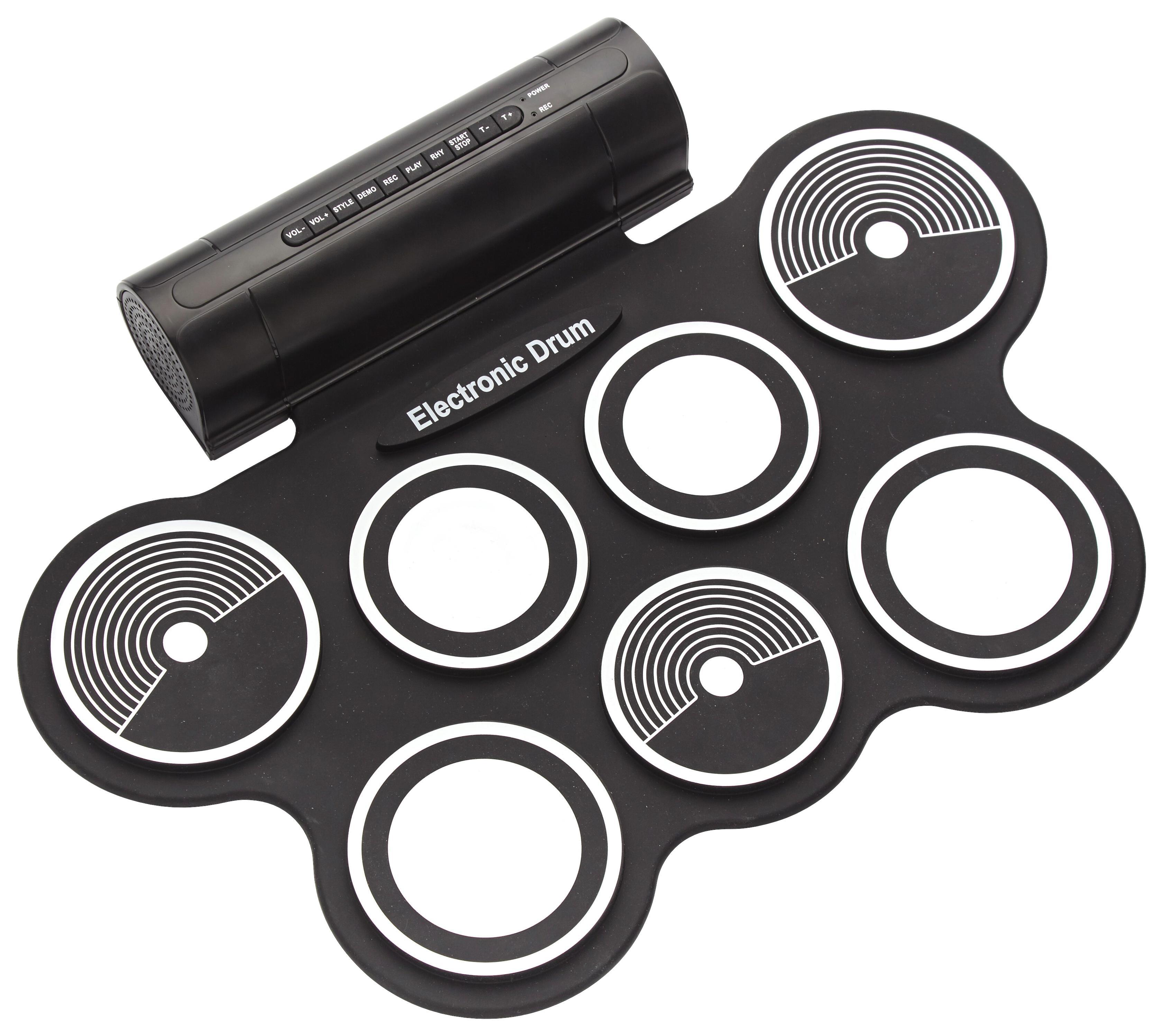 Schlagzeug-Set Schlagzeug in Schwarz - Schwarz, Basics, Kunststoff/Metall (44/25,9/10cm)