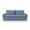 Canapea extensibila MEVI - albastru, Modern (240/72-90/120cm) - Premium Living
