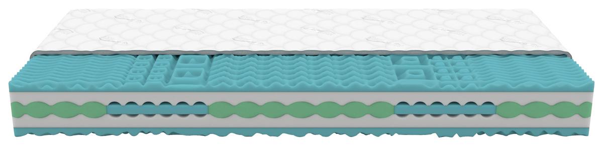 Komfortschaummatratze Flora H2 ca. 200x200cm - Weiß, Textil (200/200cm) - Nadana