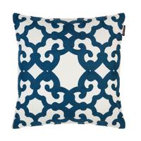Zierkissen Bella in Blau/Weiß ca. 45x45cm - Blau, MODERN, Textil (45/45cm) - Mary's