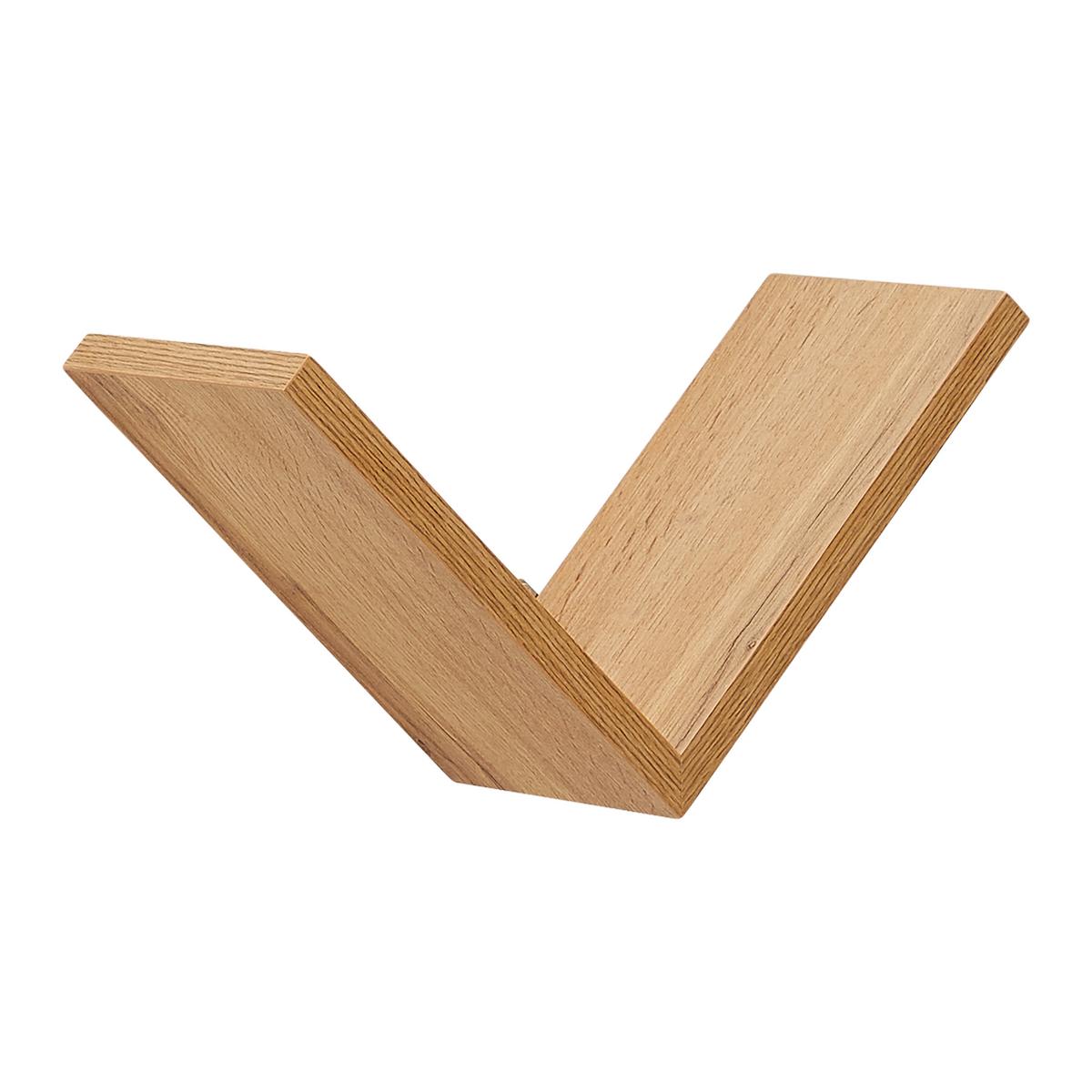 Wandregal Ali in Eichefarben - Eiche Wotan, MODERN, Holzwerkstoff (25/25/15cm) - Mömax