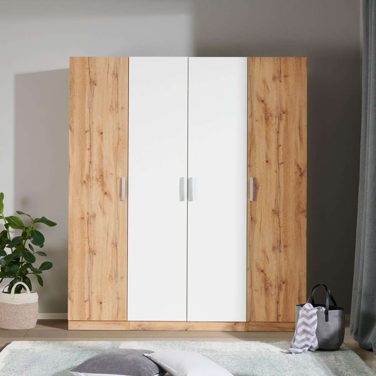 Korpus Omare Za Oblačila Unit -Based- - barve hrasta, Moderno, leseni material (45,6/210/56,5cm) - Mömax