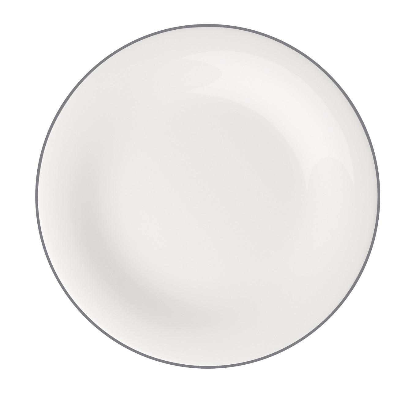 TALERZ OBIADOWY 10-1322-2620 VILLEROY & BOCH - biały/szary, Konventionell, ceramika (27cm) - Villeroy & Boch