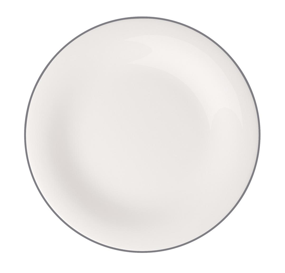 TALERZ OBIADOWY 10-1322-2620 VILLEROY & BOCH - biały/szary, Konventionell, ceramika (27cm) - Villeroy & Boch