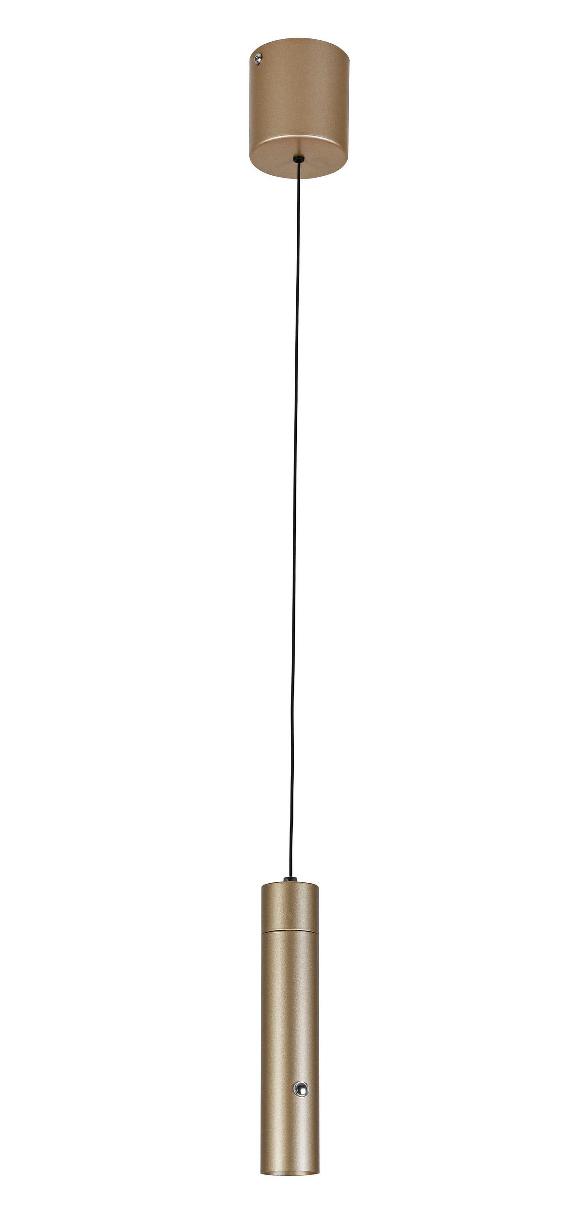 Viseča Svetilka Suso - barve kapučina, Moderno, kovina/umetna masa (3,8/3,8/150cm) - Mömax