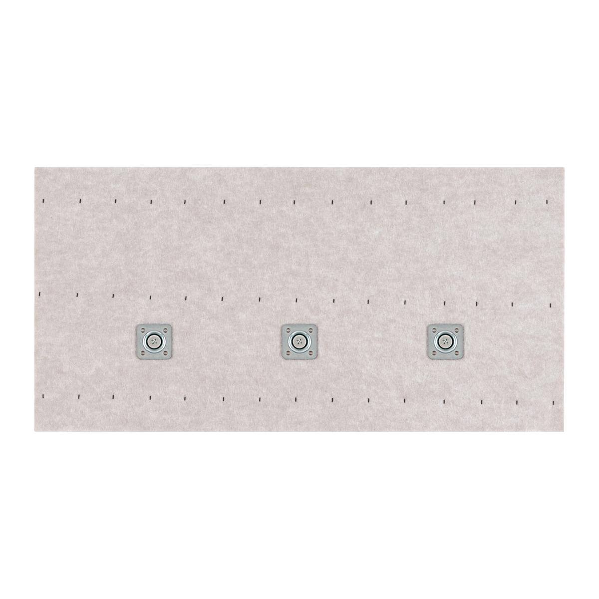 Stenski Obešalnik Grace - peščene barve, Moderno, tekstil/leseni material (60/30/7,5cm) - Mömax