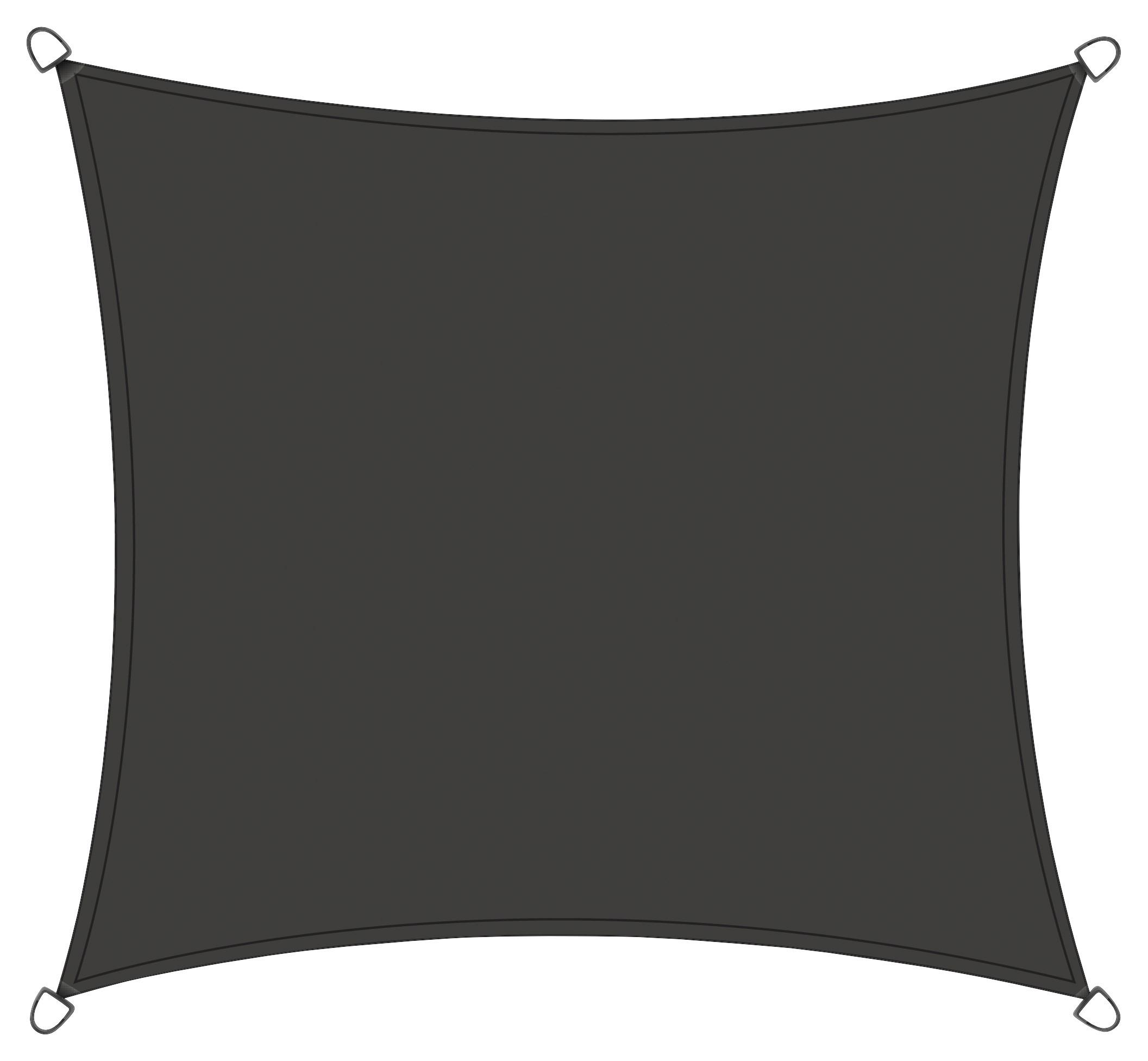 Gartensonnensege Solino ca. 360x360 cm Grau - Grau, KONVENTIONELL, Textil/Metall (360/360cm) - Siena Garden