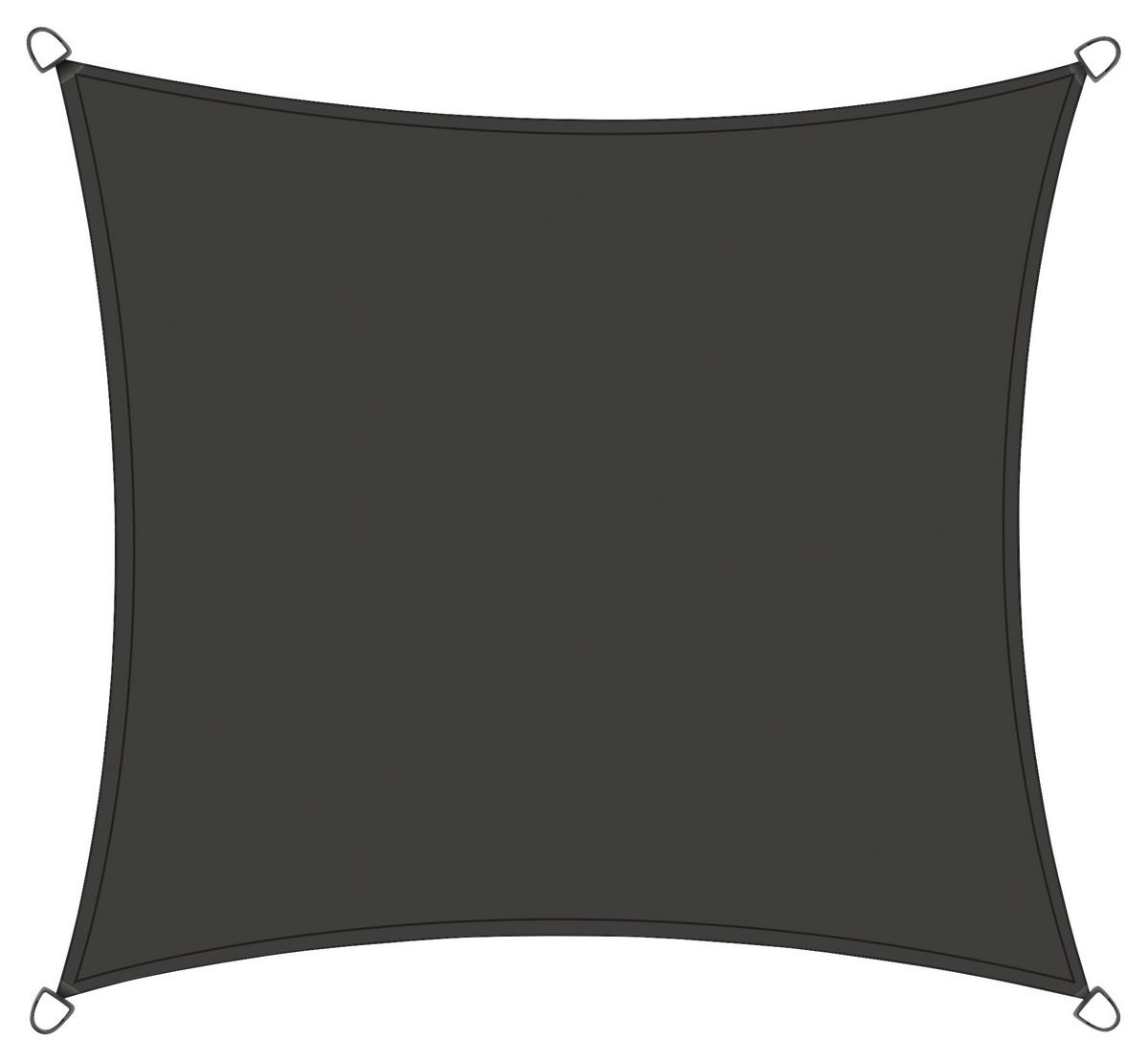 Gartensonnensege Solino ca. 360x360 cm Grau - Grau, KONVENTIONELL, Textil/Metall (360/360cm) - Siena Garden