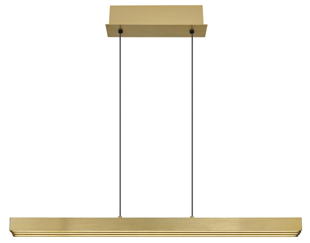 Led Viseća Svjetiljka Boja Mjeda - boje mjeda/opalna, Design, metal/plastika (150/7,5/150cm) - Globo