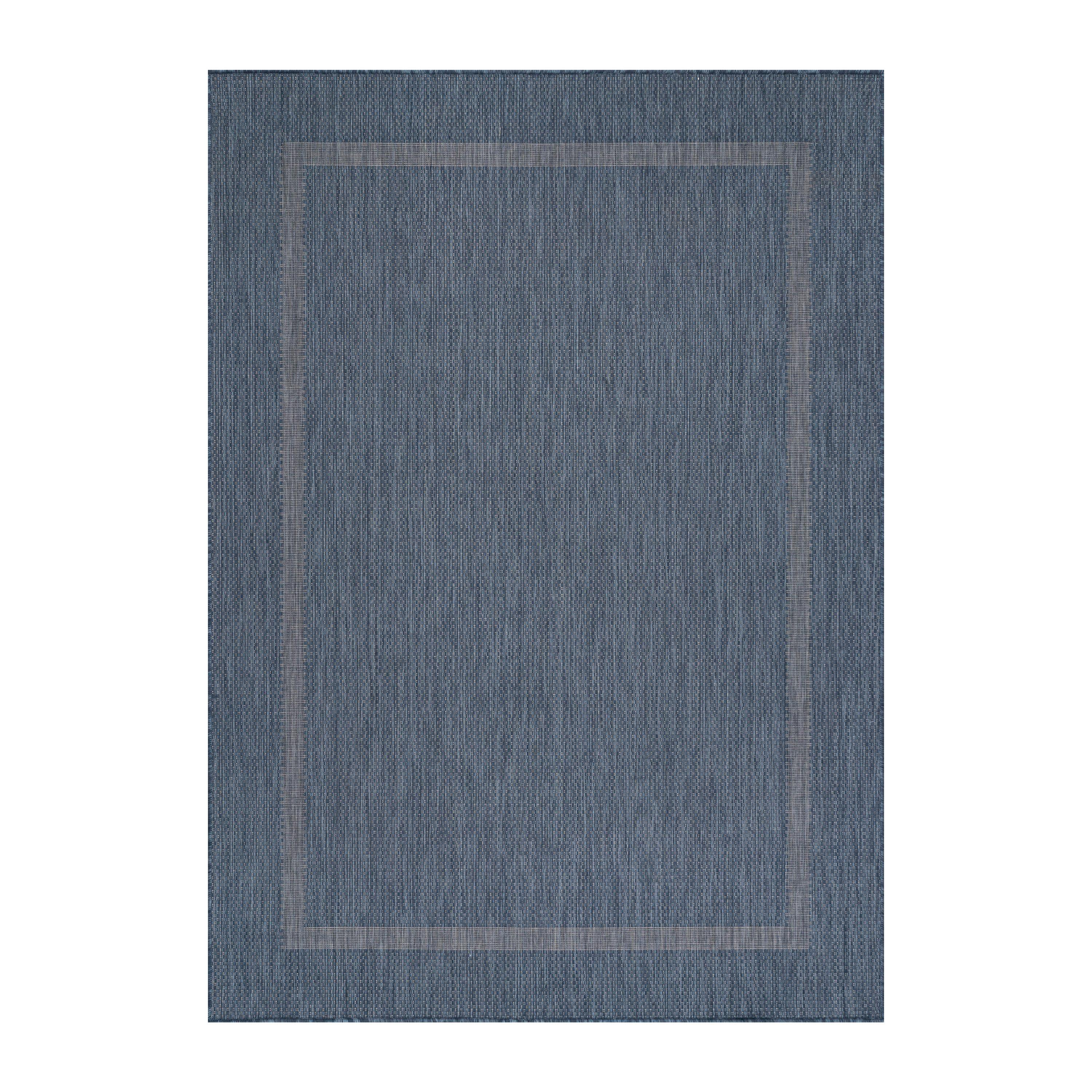 Flachwebeteppich Relax Blau ca. 120x170cm - Blau, Basics, Textil (120/170cm) - Novel