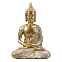 Dekor Buddha Kiran - aranyszínű, műanyag (9/6,9/14cm)