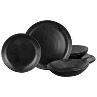 Étkészlet 33029 - fekete, Basics, üveg - Creatable