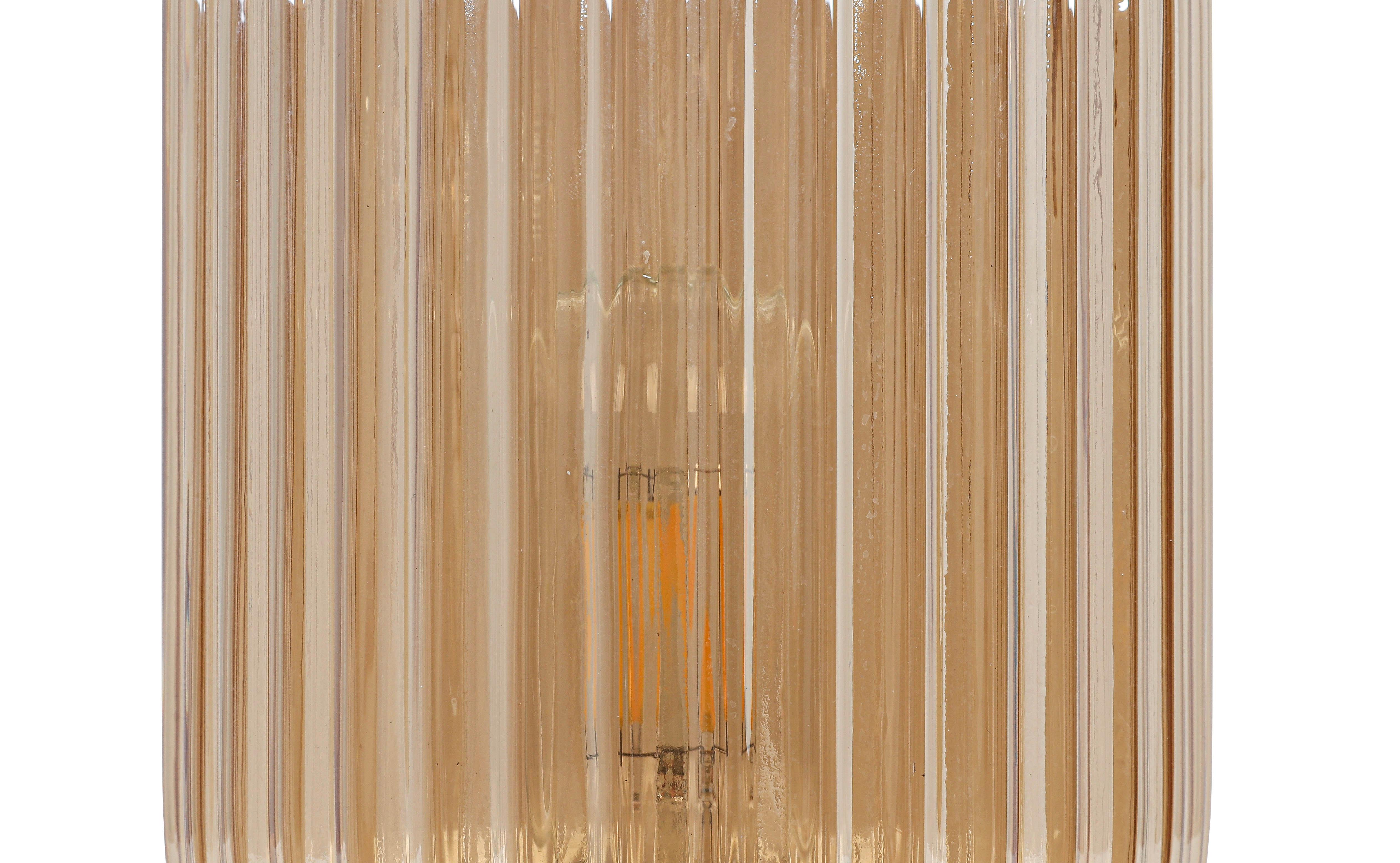 BORDSLAMPA EXI - mässingsfärgad, Modern, metall/glas (14/14/24cm) - Mömax