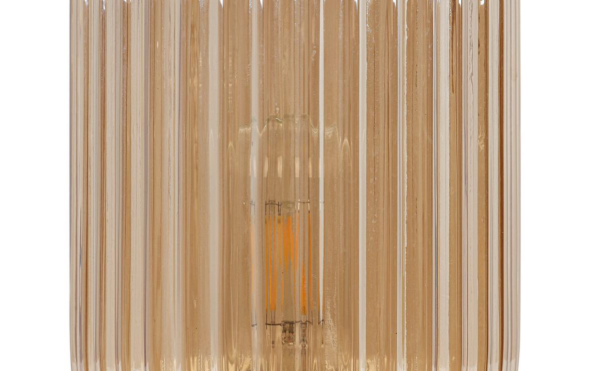 Tischleuchte Exi Messingfarben max. 25 Watt - Messingfarben, MODERN, Glas/Kunststoff (14/24cm) - Mömax
