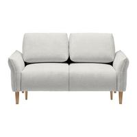 CANAPEA CU 2 LOCURI CUSTOM - gri deschis/crem, Modern, textil (150/85/92cm) - Mömax