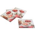 Schneidebrett Lenny 4er-set aus Glas - Glas (22/22/0,4cm) - Mömax modern living