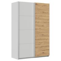 Ormar S Kliznim Vratima Feldkirch - hrast Artisan/svijetlo siva, Moderno, drvni materijal/metal (136/210/62cm) - Modern Living