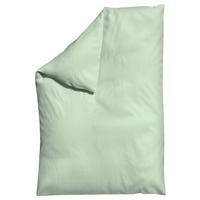 Bettdeckenbezug Woven Satin Hellgrün ca. 135-140x200cm - Hellgrün, Basics, Textil (135-140/200cm) - Schlafgut