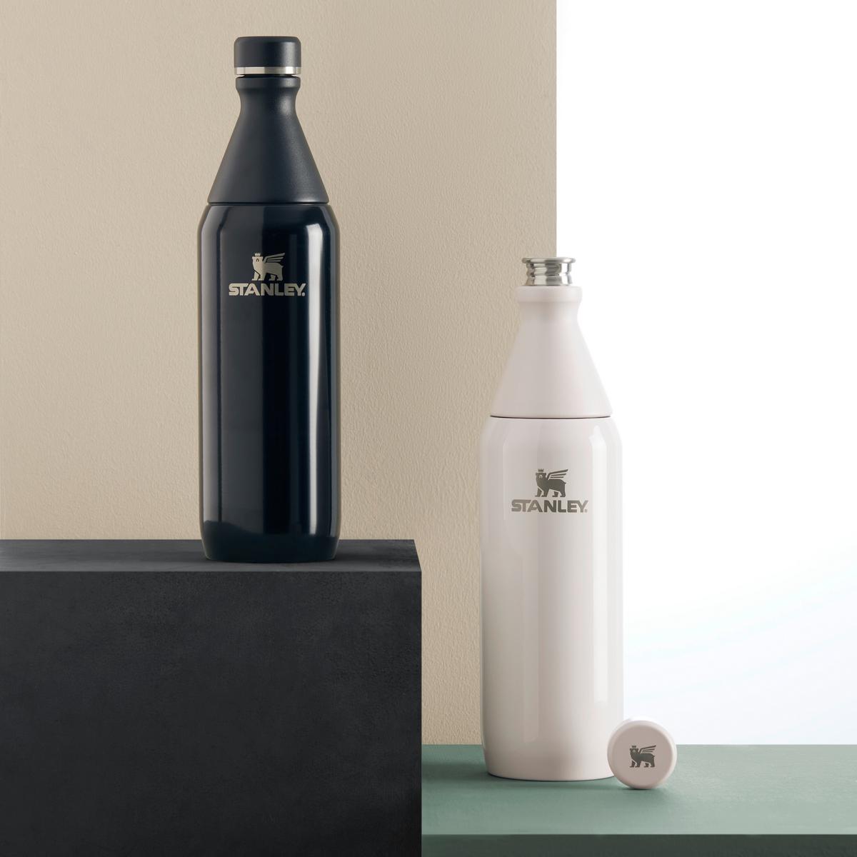 Trinkflasche Stanley all day slim bottle Hellrosa ca. 600ml - Hellrosa, MODERN, Metall (7/7/26,7cm)