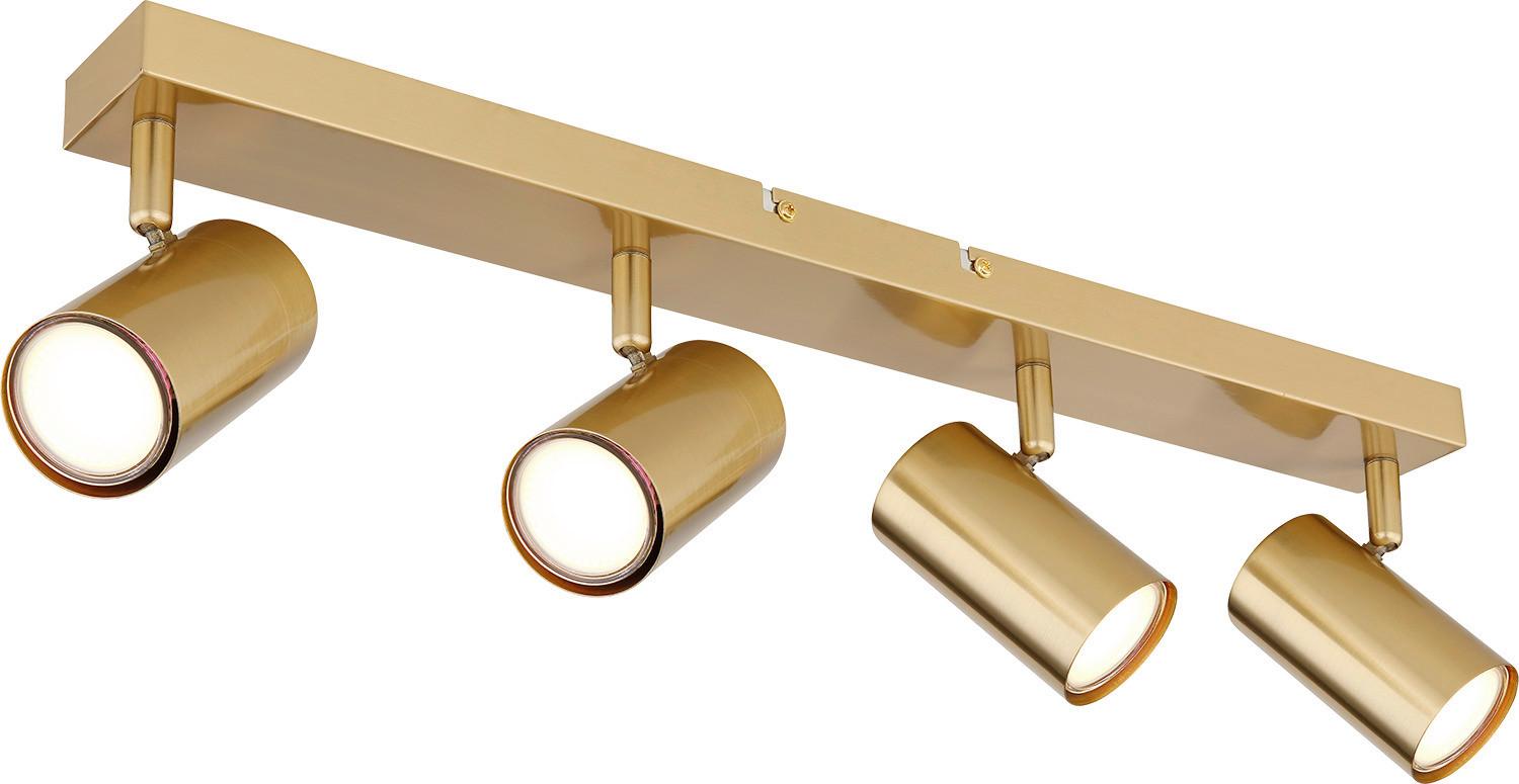 Spotlámpa Robby 4 Égős - aranyszínű, fém (56/6/13cm) - Globo