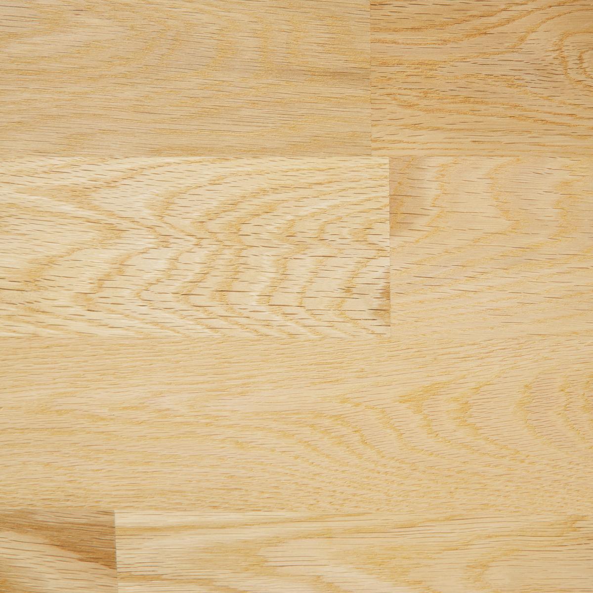 Esstisch Holz Adamo Eiche Massiv ca. 180x90 cm - Eichefarben/Schwarz, MODERN, Holz/Metall (180/90/76cm) - Bessagi Home