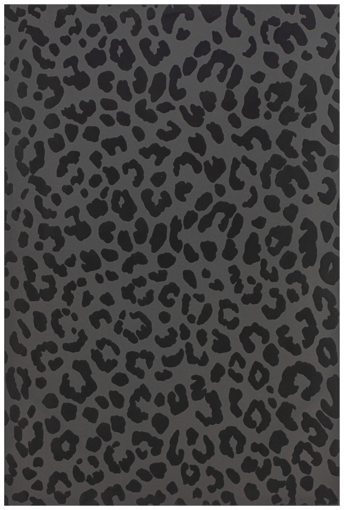 Keilrahmenbild Leo Schwarz - Schwarz, Holzwerkstoff/Textil (60/90/2,8cm) - Mömax