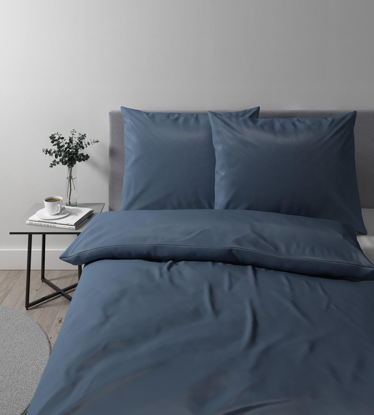 Posteljnina Alex Uni Xxl - modra, Moderno, tekstil (200/220cm) - Premium Living