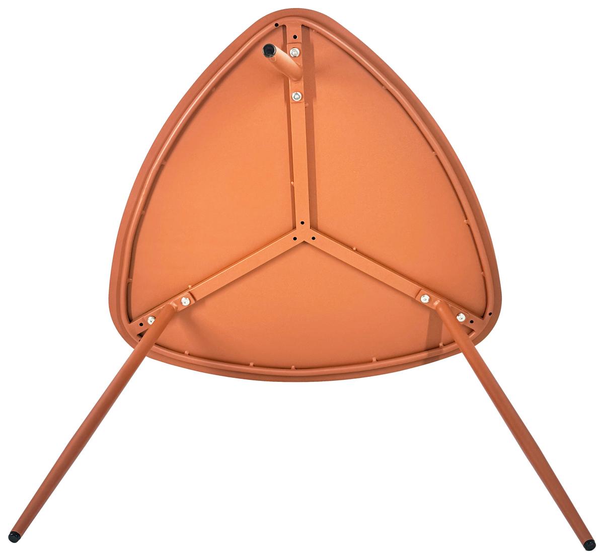 Couchtisch Fine Orange - Orange, Modern, Metall (56/45,5/57,5cm) - Mömax